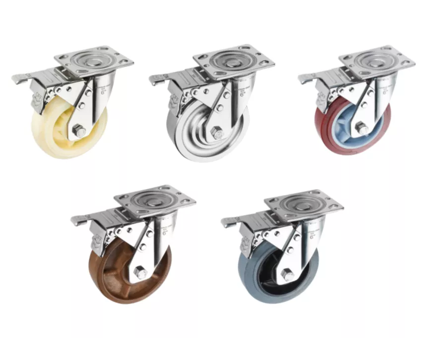 Làm thế nào để chọn bánh xe hạng nặng bằng thép không gỉ cho thiết bị chế biến thực phẩm?