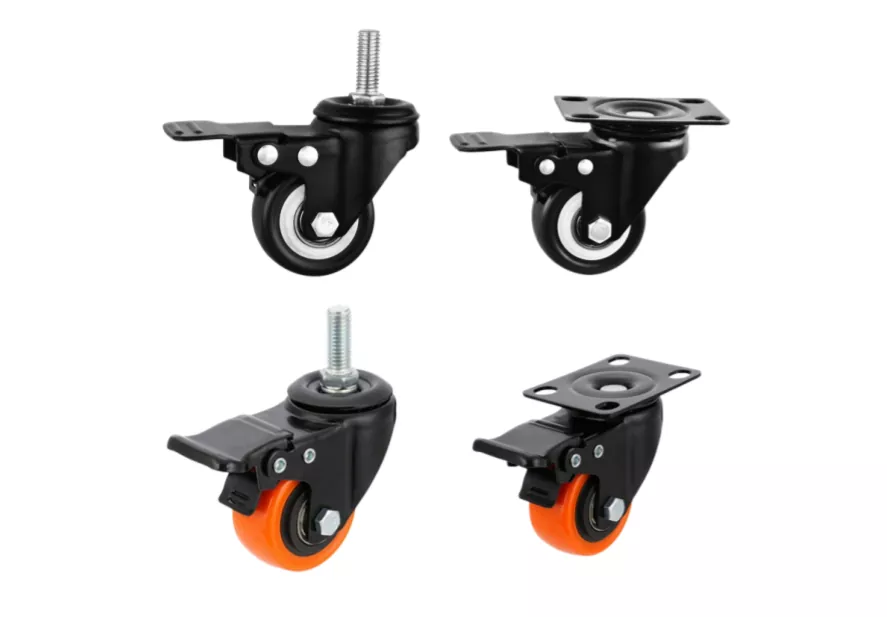 Bánh xe đẩy PU nhẹ 1,5/2 inch | Bánh xe yên tĩnh và an toàn cho sàn nhà xưởng, xe đẩy dụng cụ & nhà máy nhỏ Bánh xe đẩy PU nhẹ 1,5/2 inch | Bánh xe yên tĩnh và an toàn cho sàn nhà xưởng, xe đẩy dụng cụ & nhà máy nhỏ