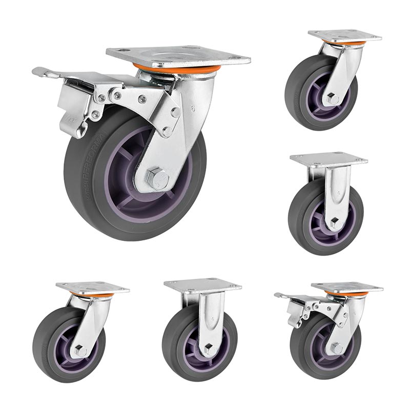 Bánh xe hạng nặng TPR Flat Tread