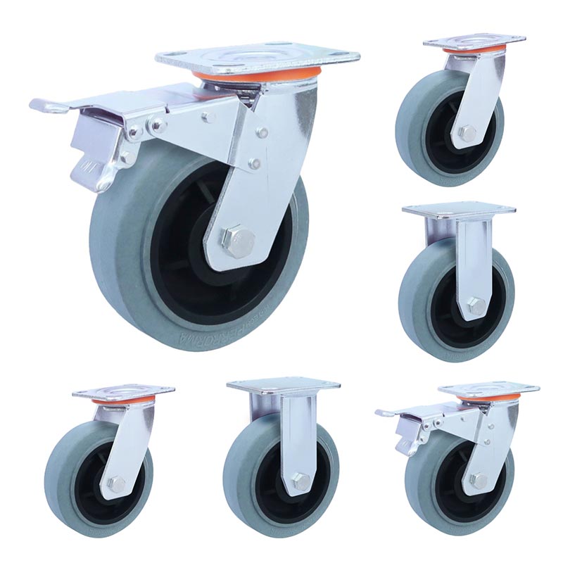 Bánh xe chống tĩnh điện TPR hạng nặng 5 inch