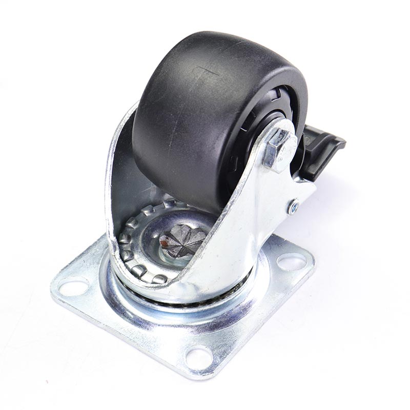 Nylon Low Profile Casters with Plate Size 90x90mm