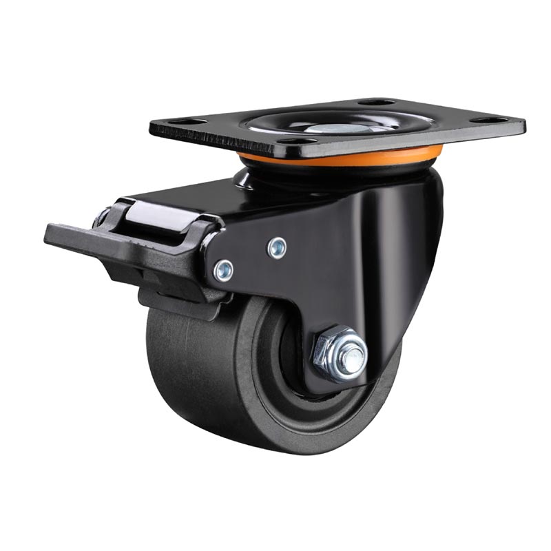 Low Profile Polyamide Casters Hole Spacing 83x60mm