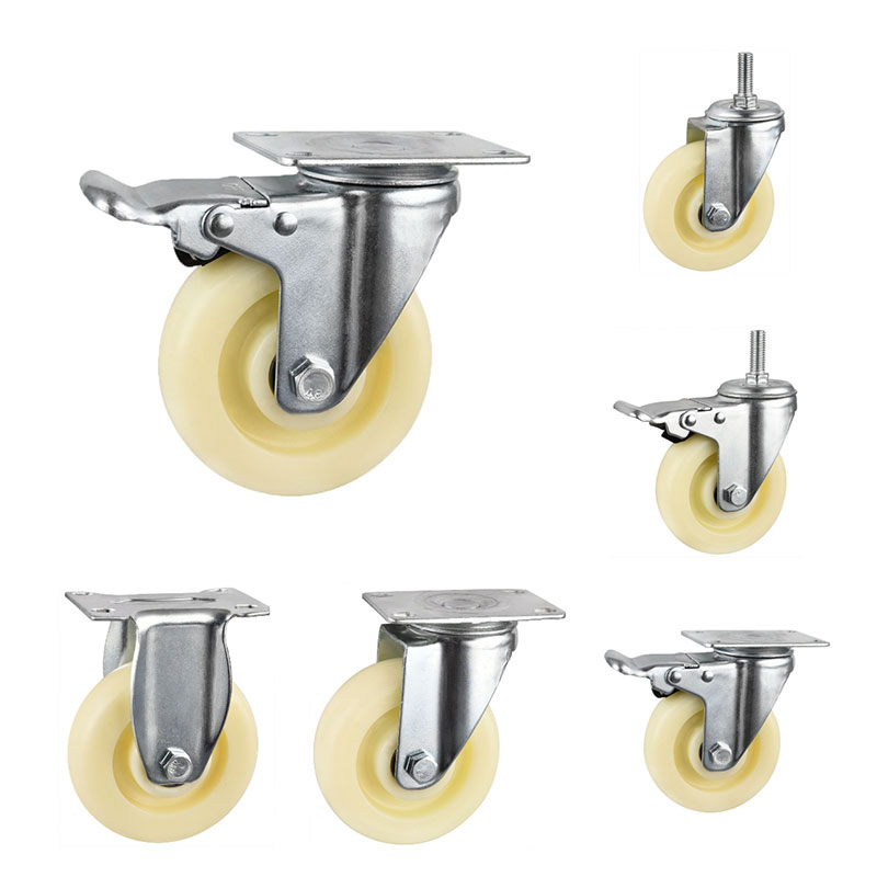 Bánh xe hạng trung với bánh xe nylon