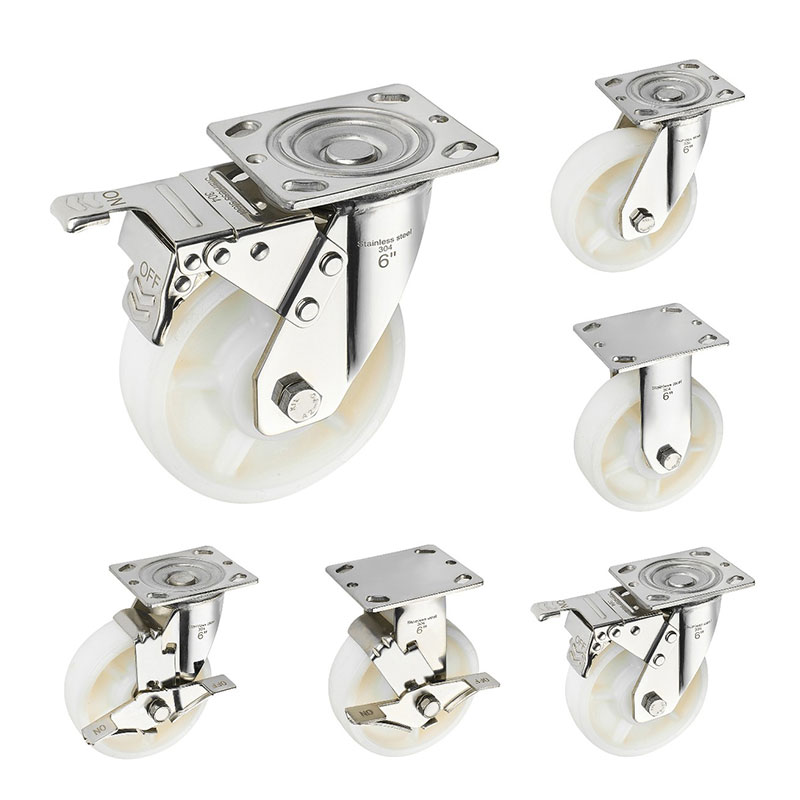 SUS304 Bánh xe polyamide nặng Sus304