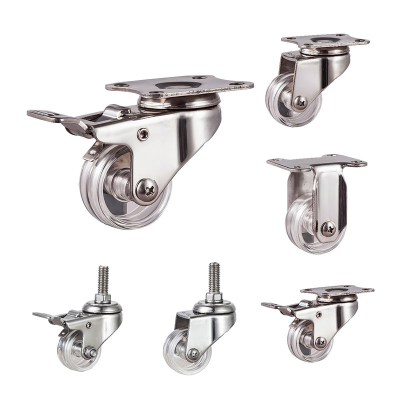Sus304 Light Duty Casters với bánh xe PC